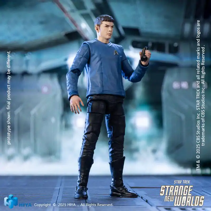 Star Trek Strange New Worlds Exquisite Mini Series Figurina de acțiune 1/18 Spock 11 cm poza produsului