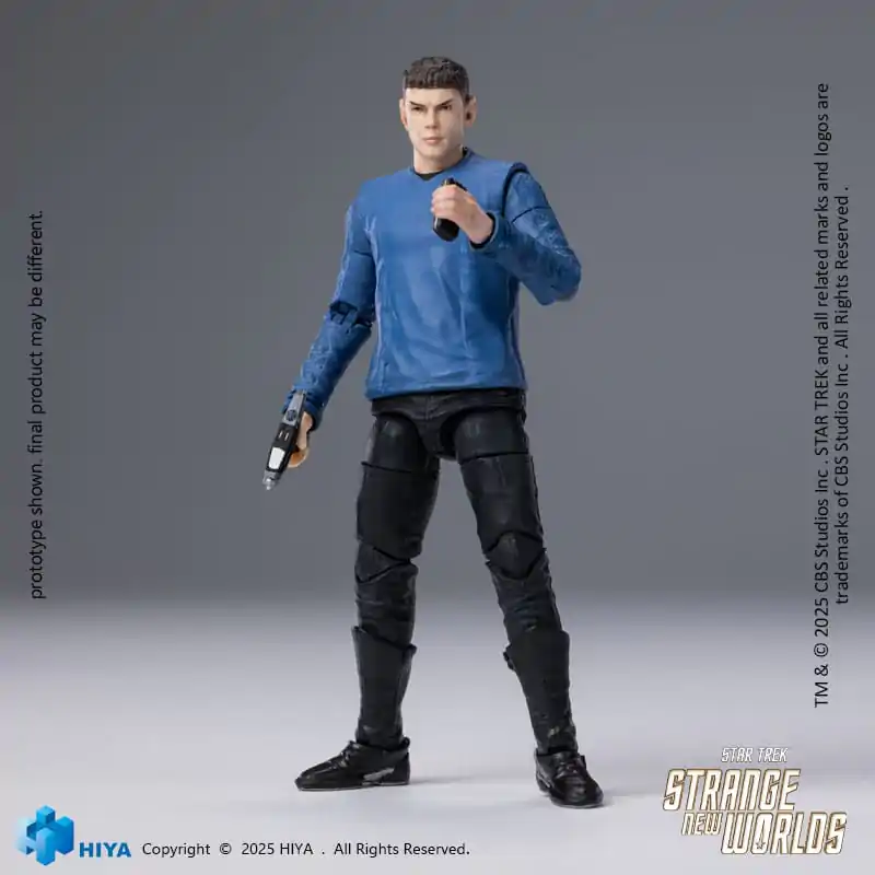 Star Trek Strange New Worlds Exquisite Mini Series Figurina de acțiune 1/18 Spock 11 cm poza produsului