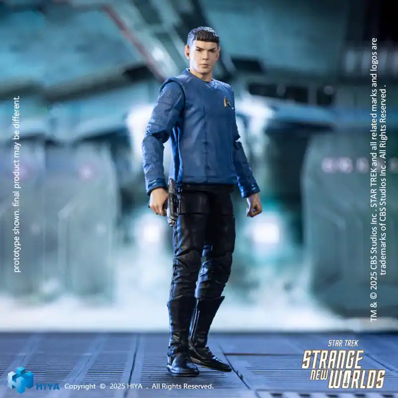 Star Trek Strange New Worlds Exquisite Mini Series Figurina de acțiune 1/18 Spock 11 cm poza produsului