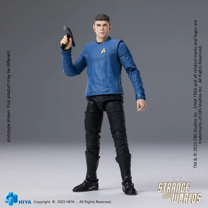 Star Trek Strange New Worlds Exquisite Mini Series Figurina de acțiune 1/18 Spock 11 cm poza produsului