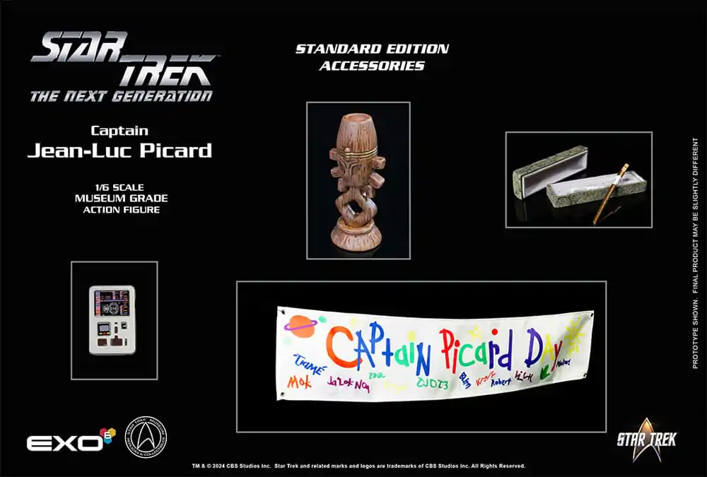 Star Trek: The Next Generation Figurina de actiune 1/6 Captain Jean-Luc Picard 30 cm poza produsului