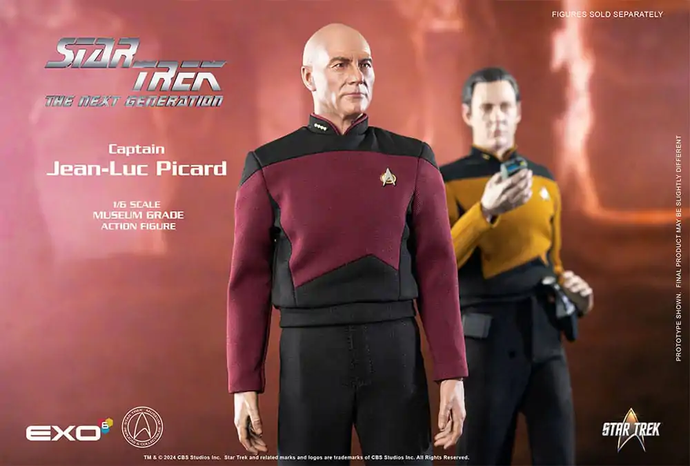 Star Trek: The Next Generation Figurina de actiune 1/6 Captain Jean-Luc Picard 30 cm poza produsului