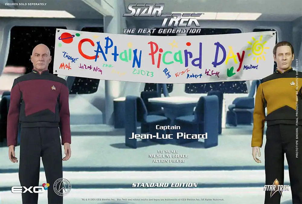 Star Trek: The Next Generation Figurina de actiune 1/6 Captain Jean-Luc Picard 30 cm poza produsului