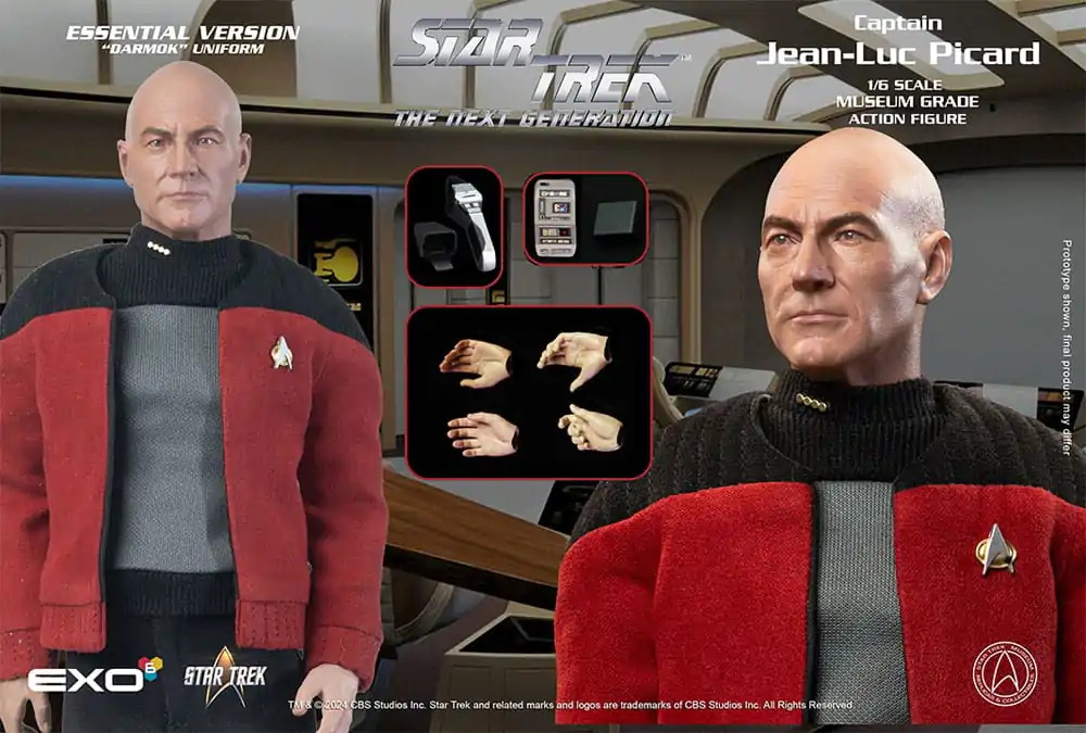 Star Trek: The Next Generation Figurina de acțiune 1/6 Căpitan Jean-Luc Picard (Essential Darmok Uniform) 30 cm poza produsului