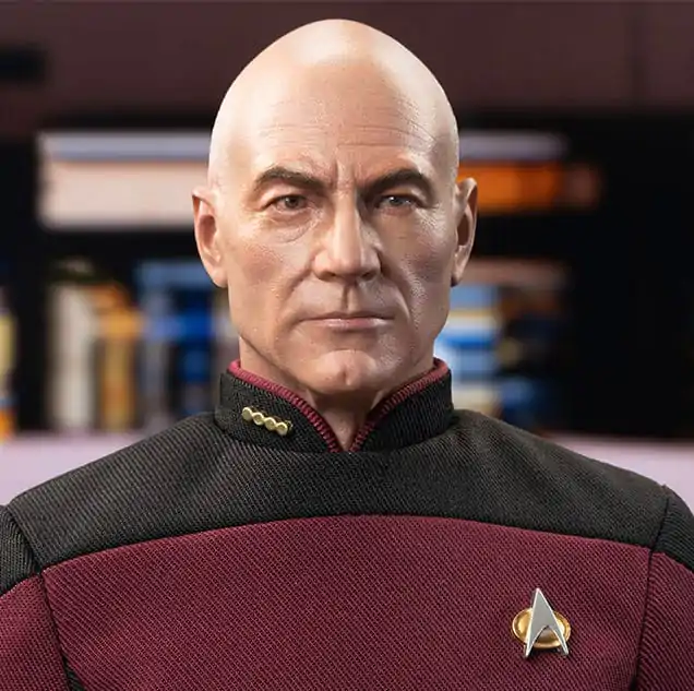 Star Trek: The Next Generation Figurina de acțiune 1/6 Căpitan Jean-Luc Picard (Uniformă de serviciu esențială) 30 cm poza produsului