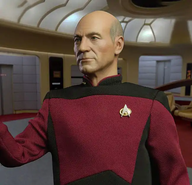 Star Trek: The Next Generation Figurina de acțiune 1/6 Căpitan Jean-Luc Picard (Uniformă de serviciu esențială) 30 cm poza produsului