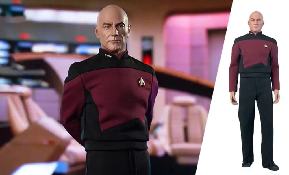 Star Trek: The Next Generation Figurina de acțiune 1/6 Căpitan Jean-Luc Picard (Uniformă de serviciu esențială) 30 cm poza produsului