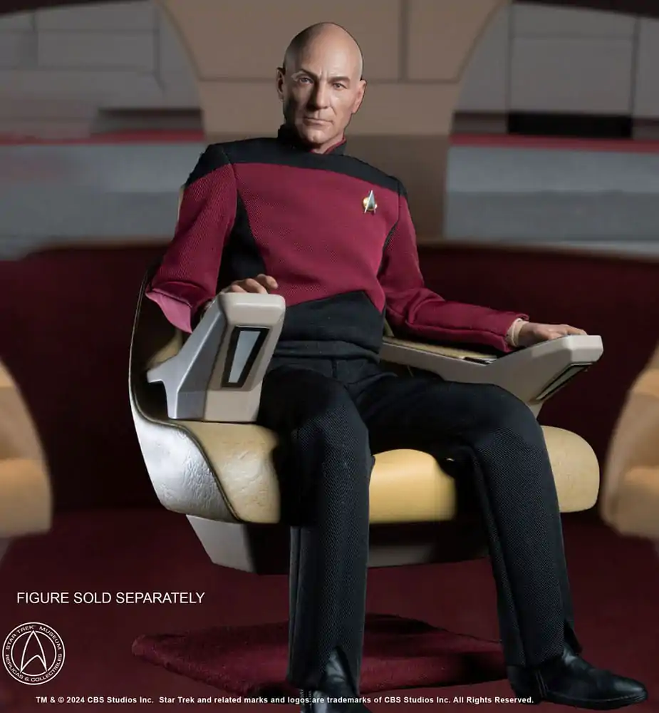 Star Trek: The Next Generation 1/6 Scaunul Căpitanului Enterprise-D 19 cm poza produsului