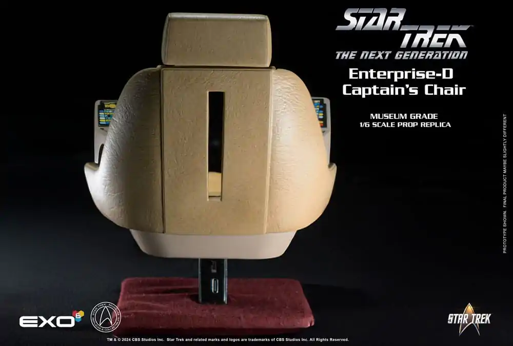 Star Trek: The Next Generation 1/6 Scaunul Căpitanului Enterprise-D 19 cm poza produsului