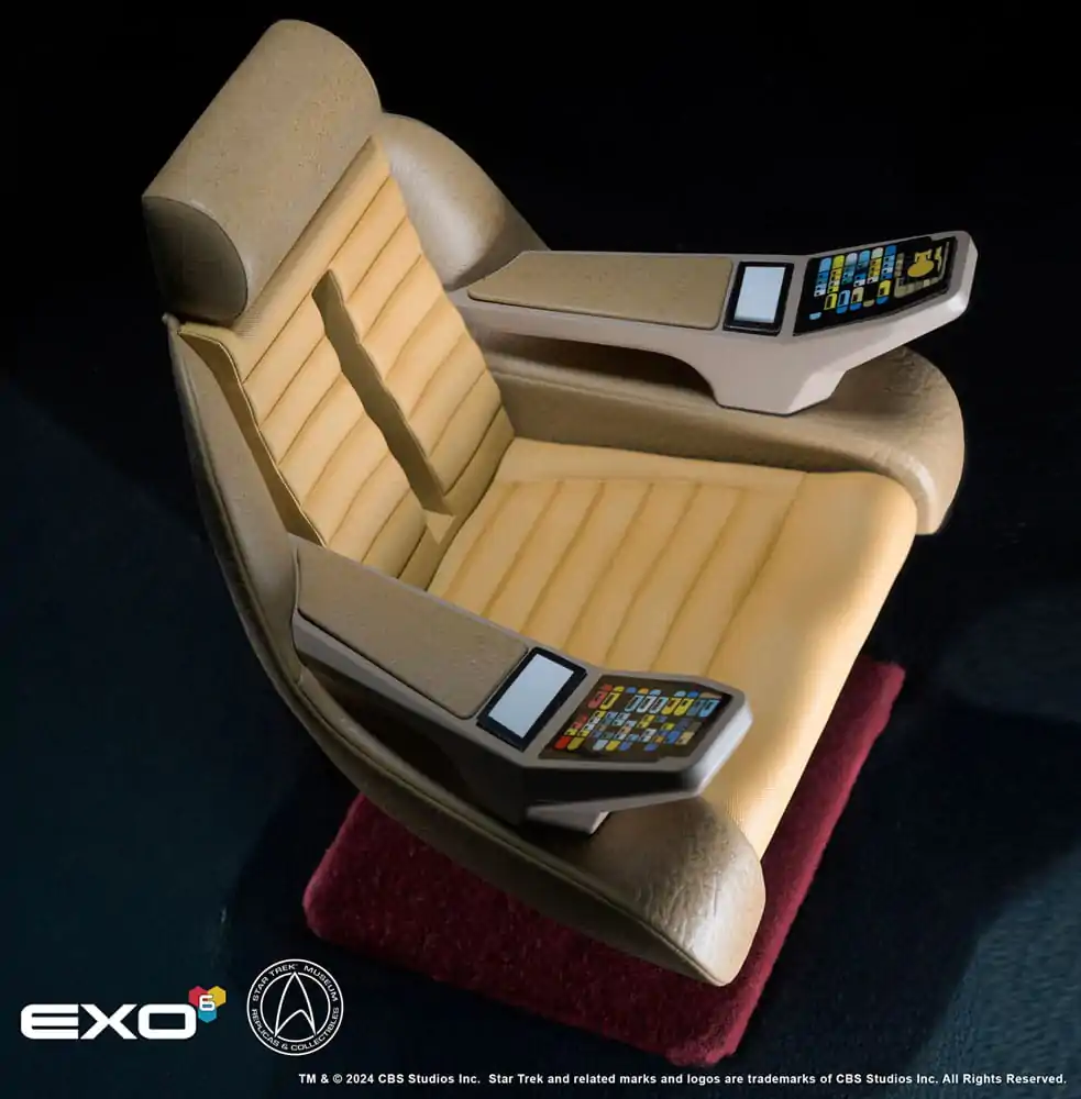 Star Trek: The Next Generation 1/6 Scaunul Căpitanului Enterprise-D 19 cm poza produsului