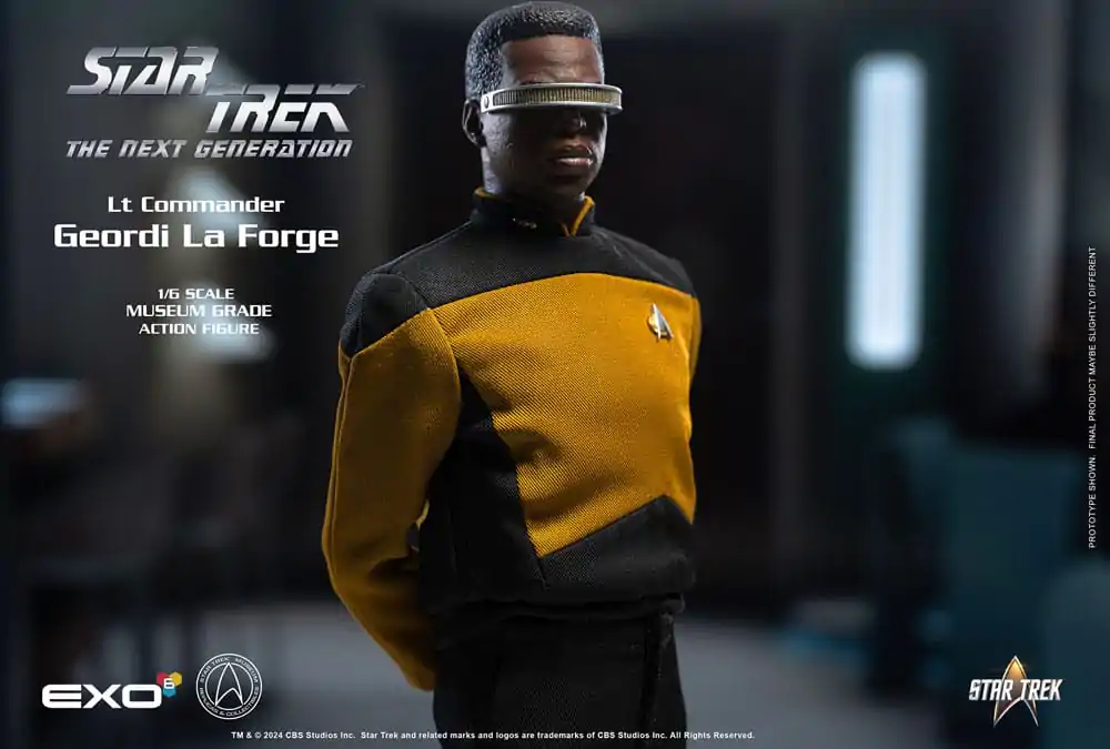 Figurină de acțiune Star Trek: The Next Generation 1/6 Lt. Commander Geordi La Forge (Standard Version) 28 cm poza produsului
