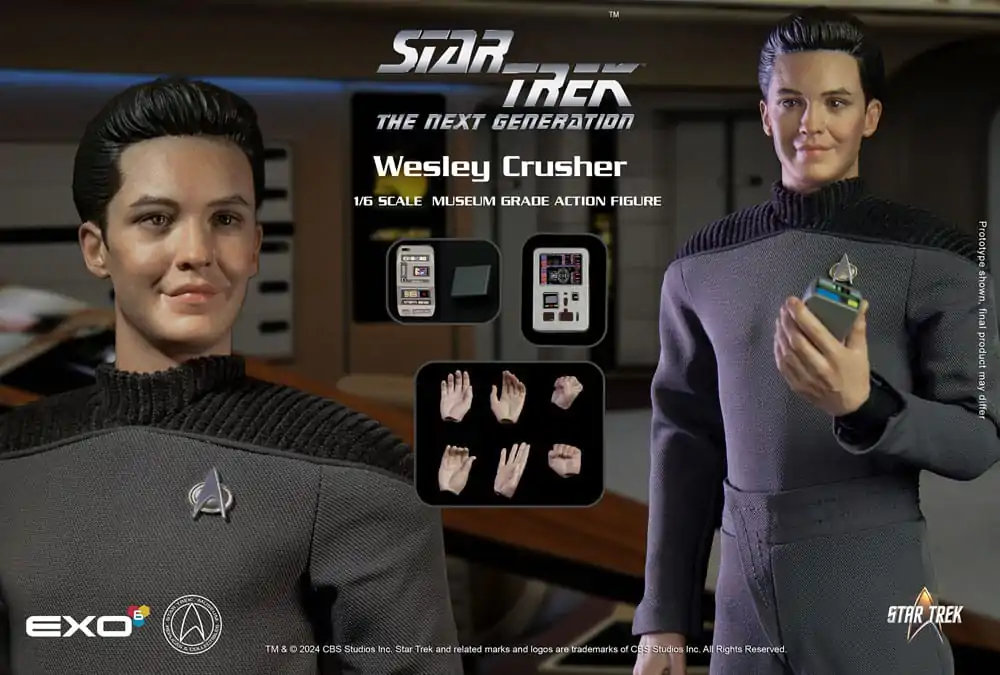 Star Trek: The Next Generation Figurina de Acțiune 1/6 Wesley Crusher 30 cm poza produsului