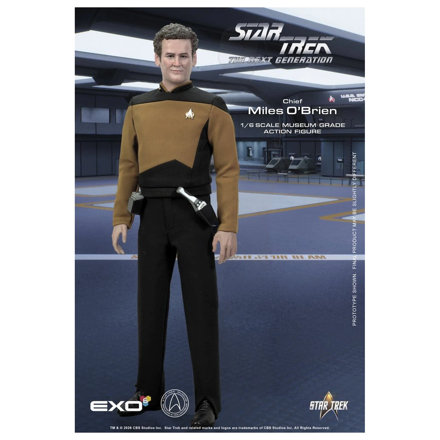 Star Trek: The Next Generation figurina de actiune 1/6 Chief Miles O'Brien Essential Version 30 cm poza produsului