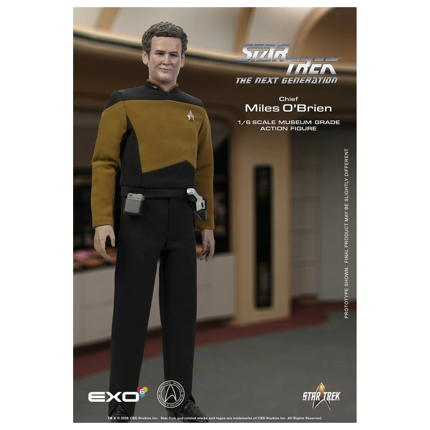 Star Trek: The Next Generation figurina de actiune 1/6 Chief Miles O'Brien Essential Version 30 cm poza produsului