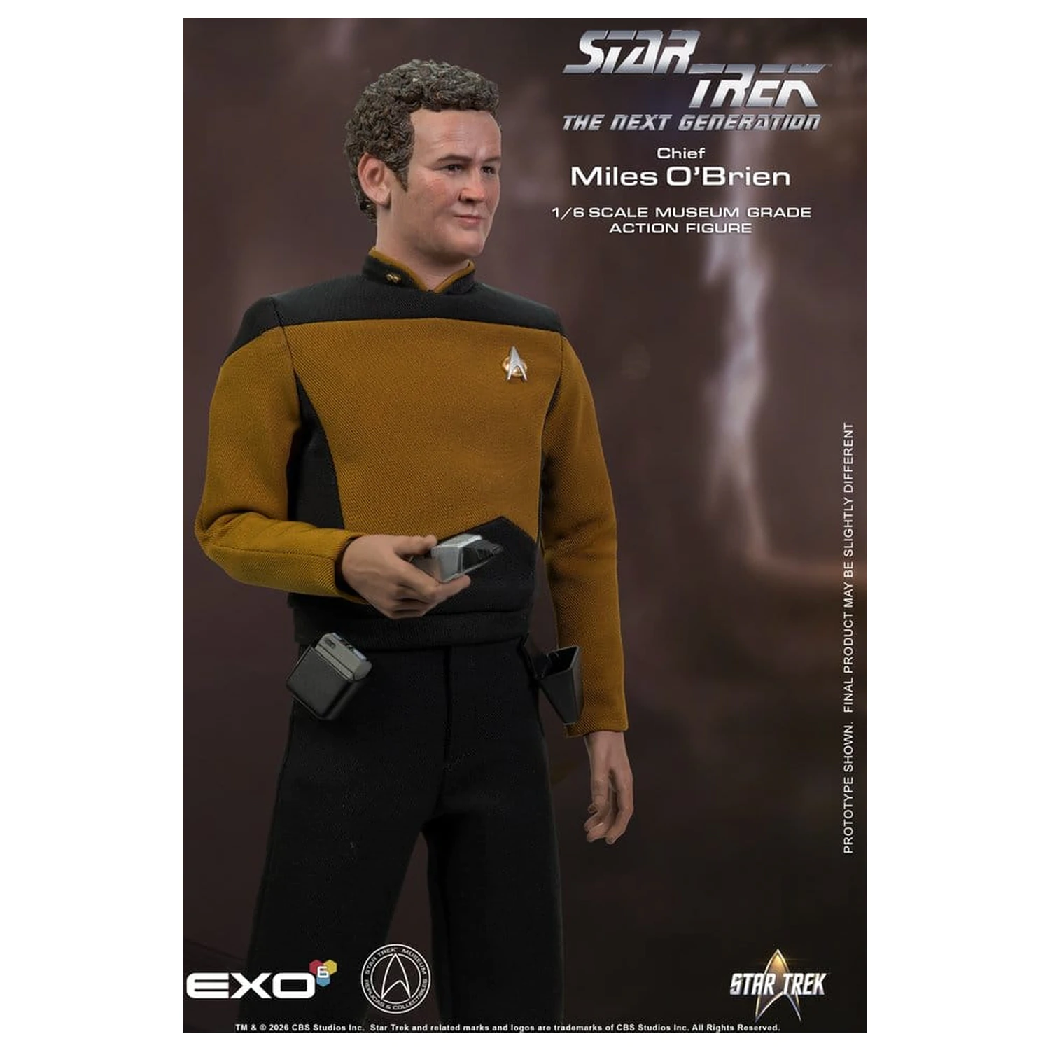 Star Trek: The Next Generation figurina de actiune 1/6 Chief Miles O'Brien Essential Version 30 cm poza produsului