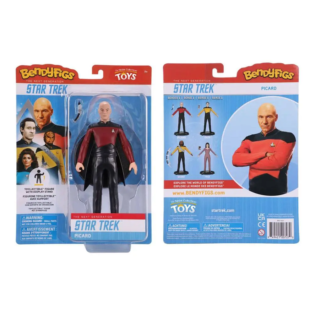 Star Trek: The Next Generation Bendyfigs Figurină Flexibilă Capt. Picard 19 cm poza produsului