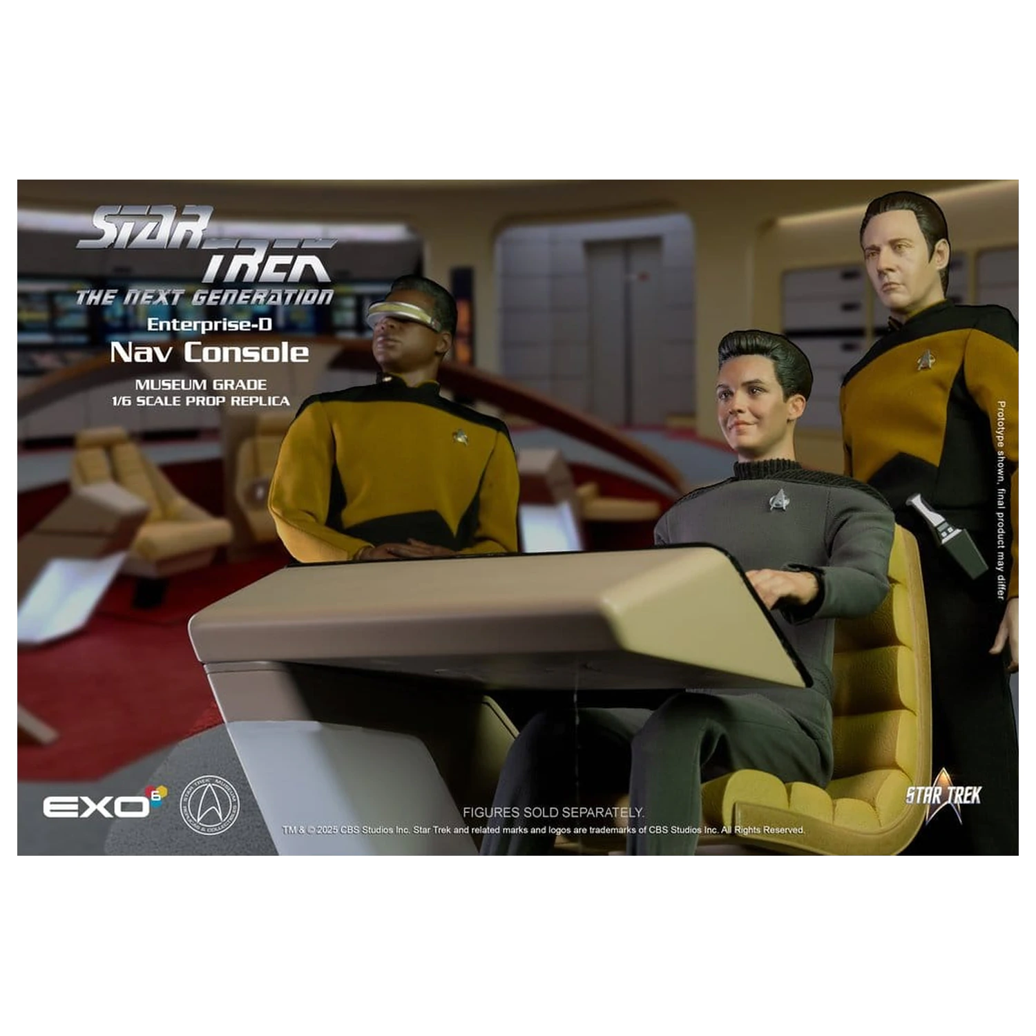 Star Trek: The Next Generation Replica 1/6 Consola CONN de pe puntea navei Enterprise-D poza produsului