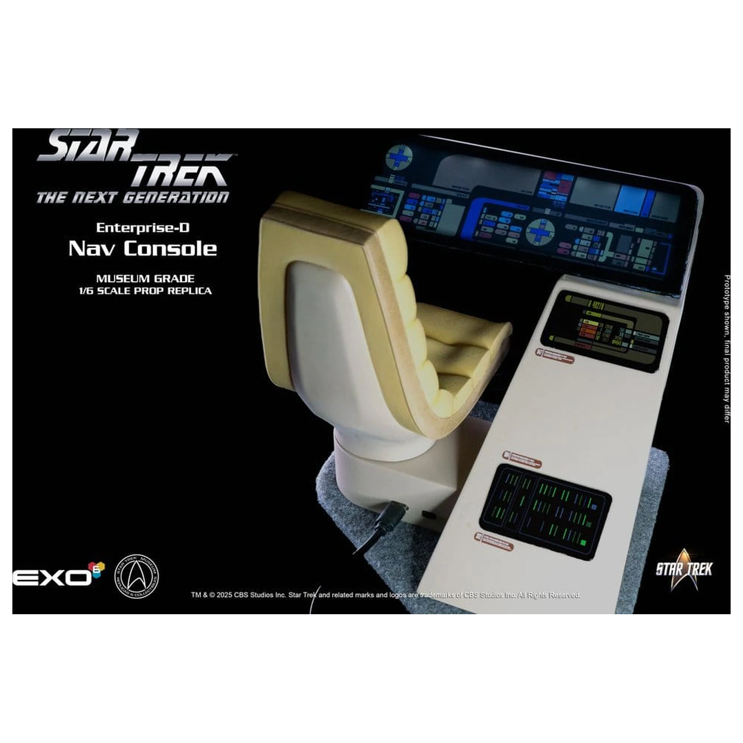 Star Trek: The Next Generation Replica 1/6 Consola CONN de pe puntea navei Enterprise-D poza produsului