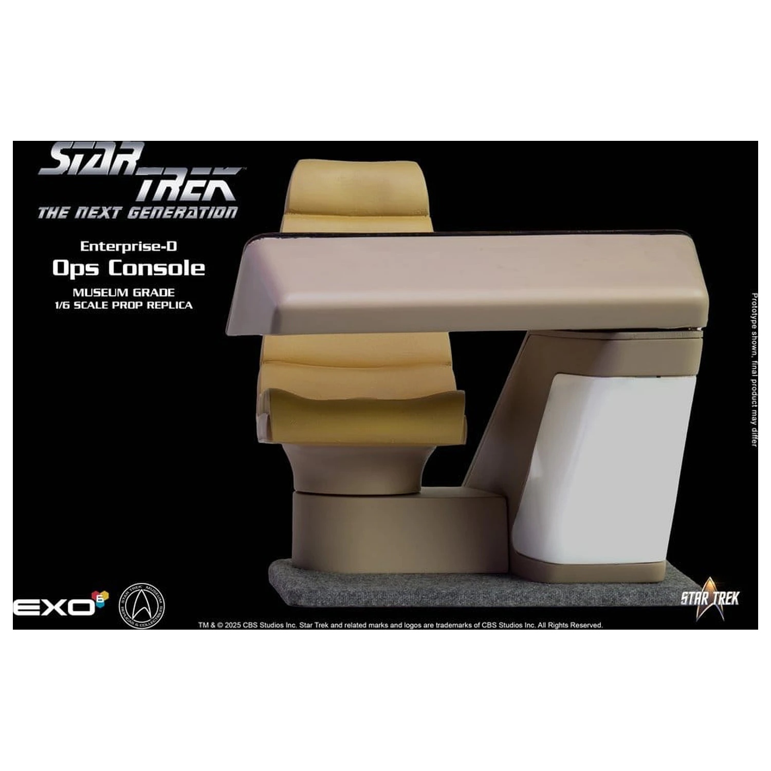 Star Trek: The Next Generation Replica 1/6 Consola Pod de comanda OPS Enterprise-D poza produsului
