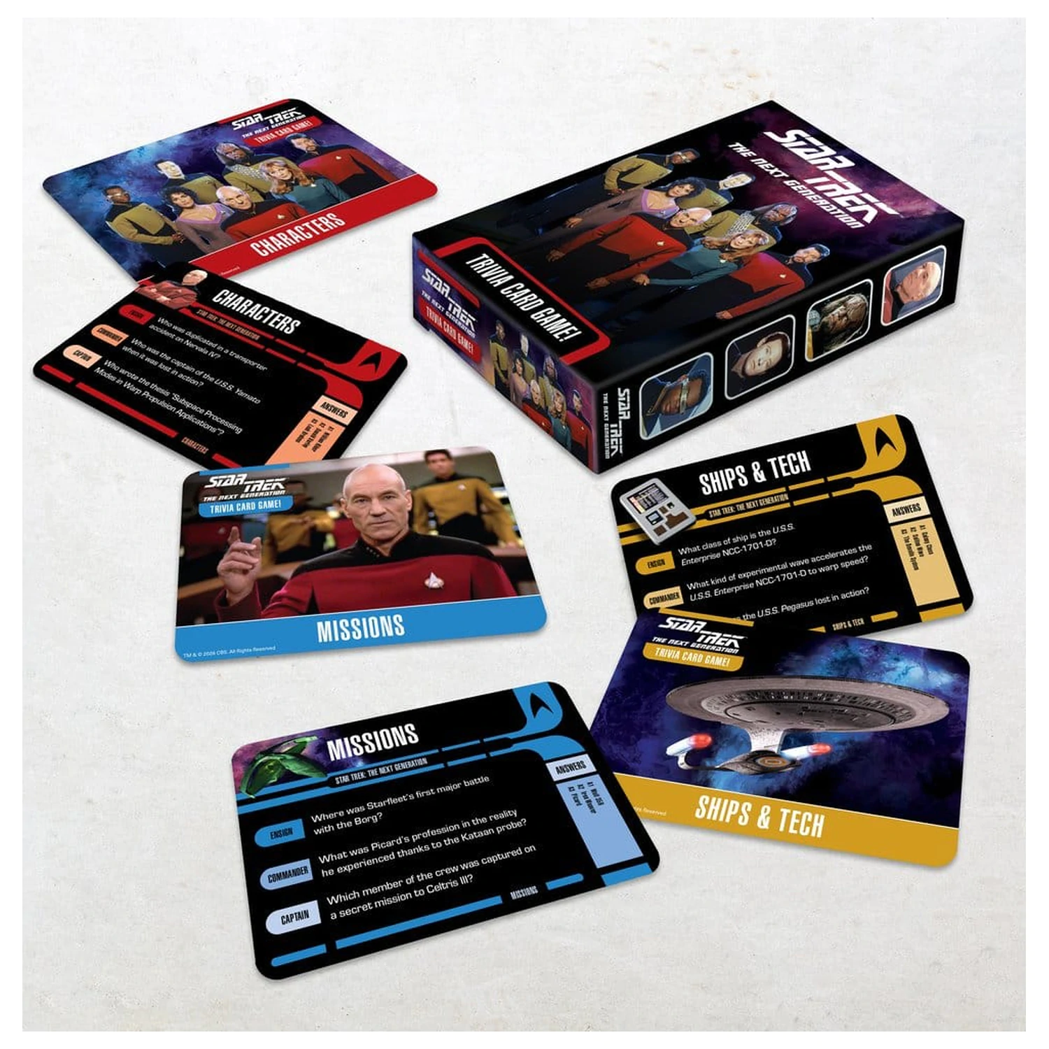 Star Trek: The Next Generation Trivia Joc de carti poza produsului