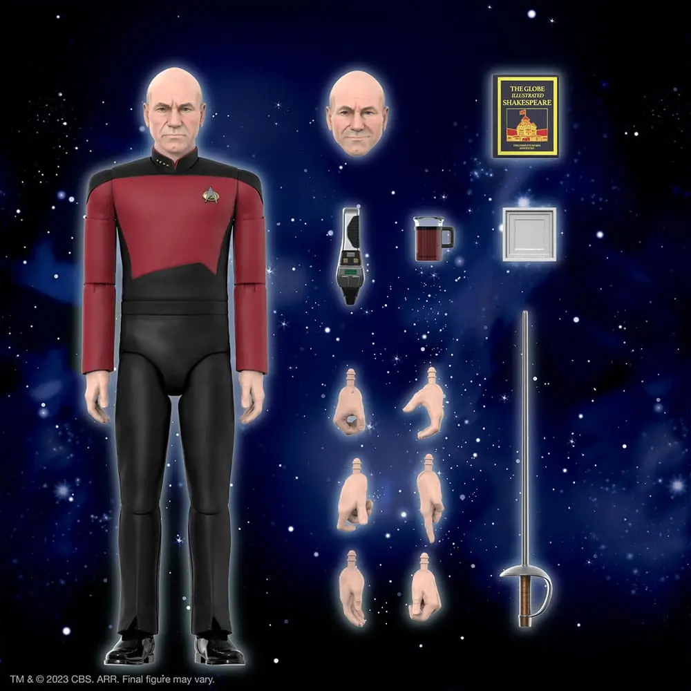 Star Trek: The Next Generation Ultimates Figurina de acțiune Căpitanul Picard 18 cm poza produsului