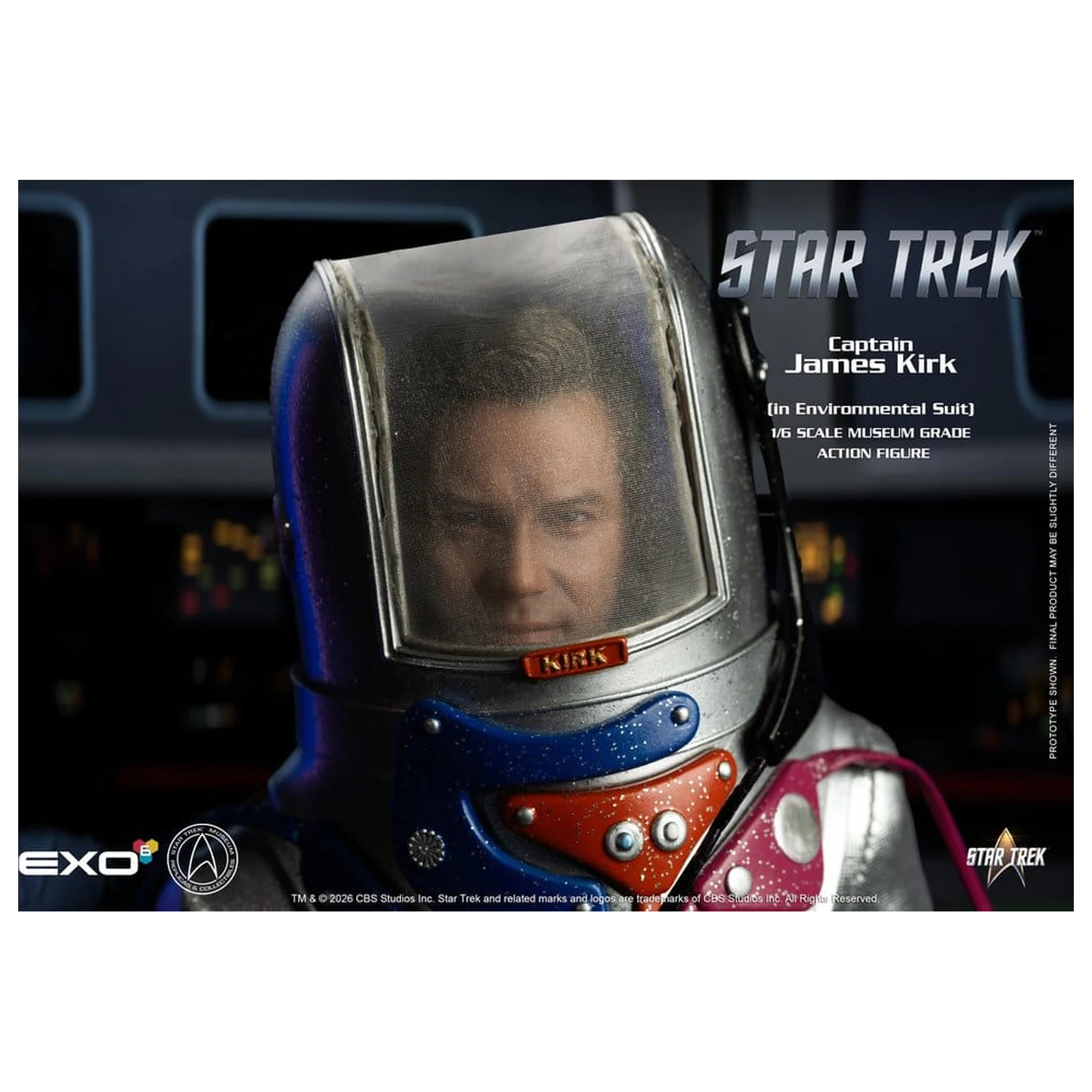 Star Trek: The Original Series Figurina de acțiune 1/6 Captain James T. Kirk (in Environmental Suit) 29 cm poza produsului