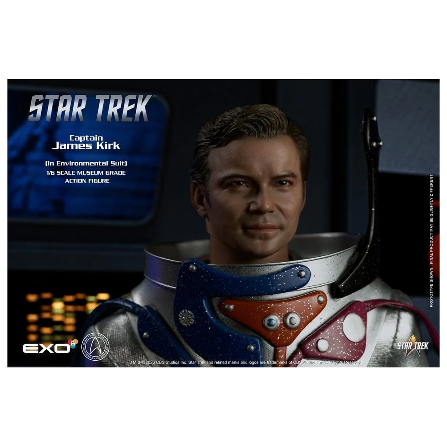 Star Trek: The Original Series Figurina de acțiune 1/6 Captain James T. Kirk (in Environmental Suit) 29 cm poza produsului