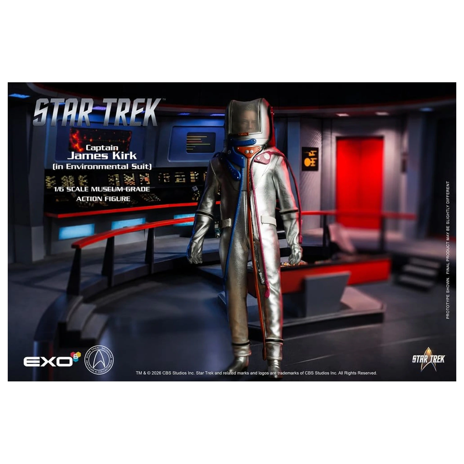 Star Trek: The Original Series Figurina de acțiune 1/6 Captain James T. Kirk (in Environmental Suit) 29 cm poza produsului