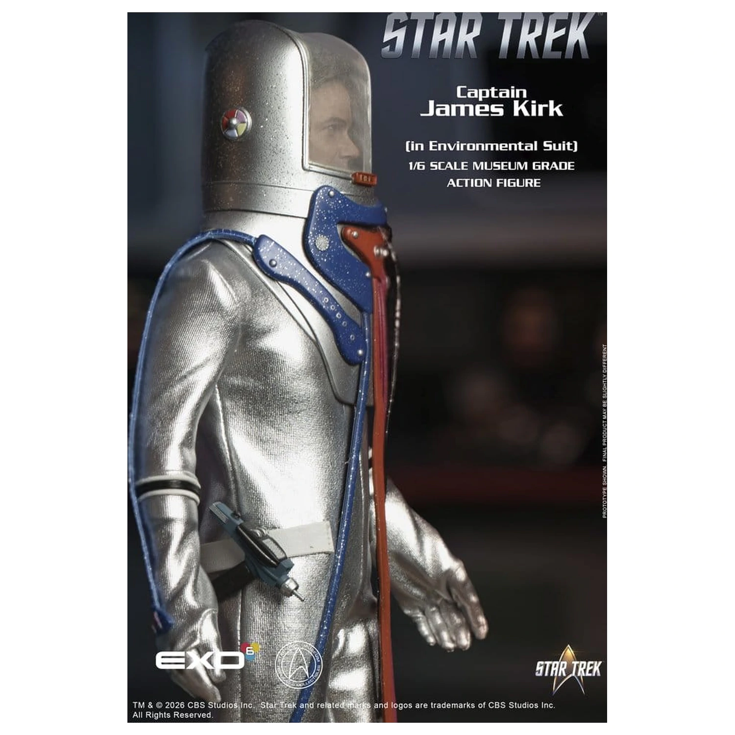 Star Trek: The Original Series Figurina de acțiune 1/6 Captain James T. Kirk (in Environmental Suit) 29 cm poza produsului
