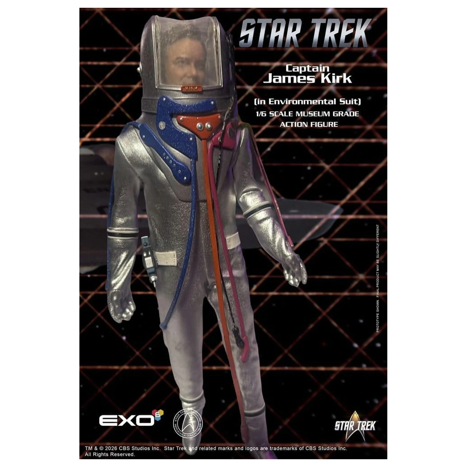 Star Trek: The Original Series Figurina de acțiune 1/6 Captain James T. Kirk (in Environmental Suit) 29 cm poza produsului