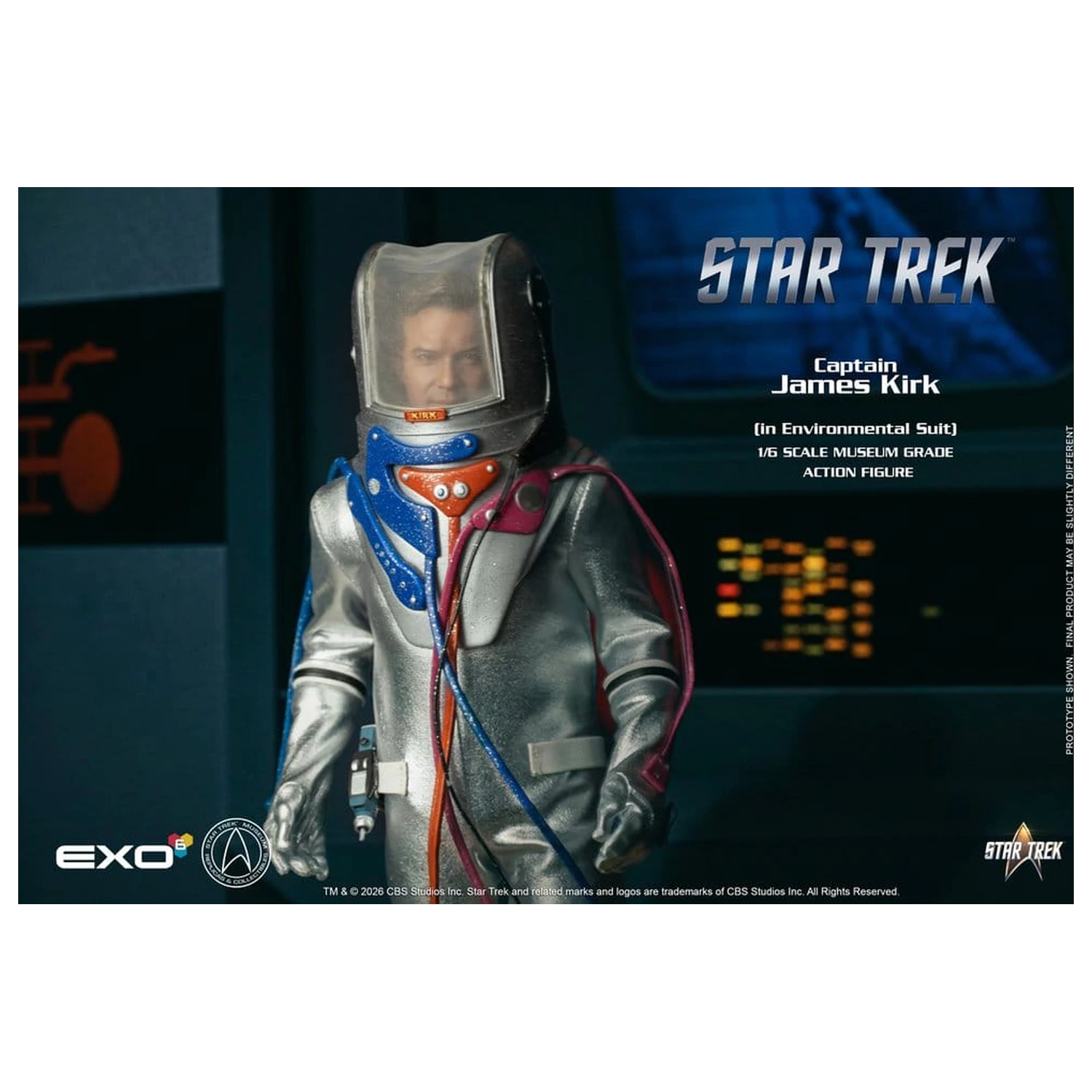 Star Trek: The Original Series Figurina de acțiune 1/6 Captain James T. Kirk (in Environmental Suit) 29 cm poza produsului