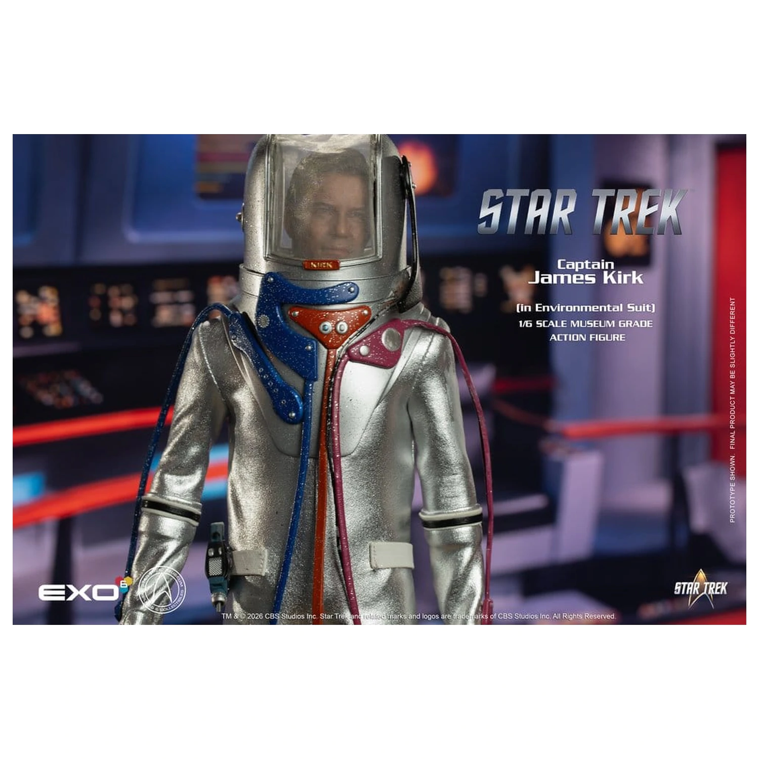 Star Trek: The Original Series Figurina de acțiune 1/6 Captain James T. Kirk (in Environmental Suit) 29 cm poza produsului