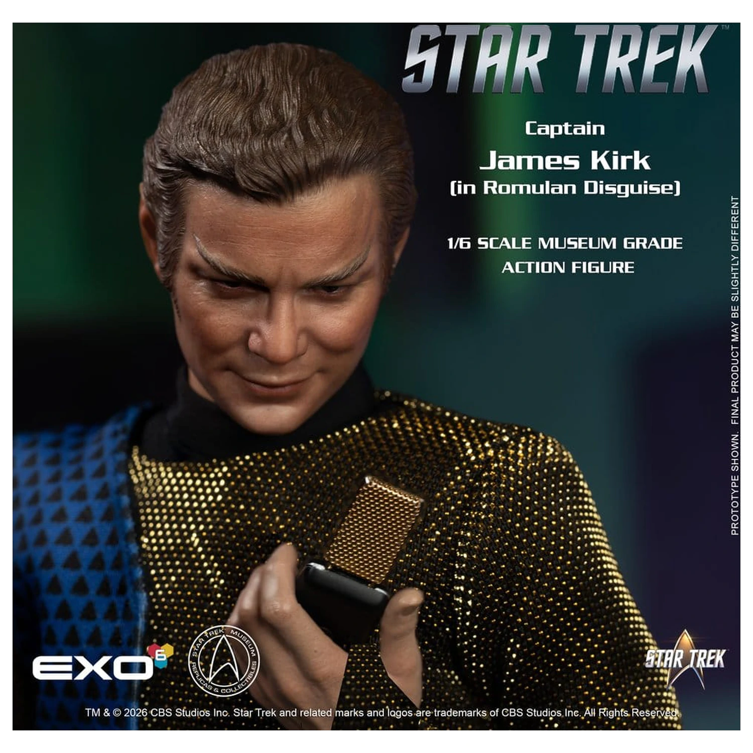 Star Trek: The Original Series Figurina de actiune 1/6 Captain James T. Kirk (Romulan Disguise) 29 cm poza produsului