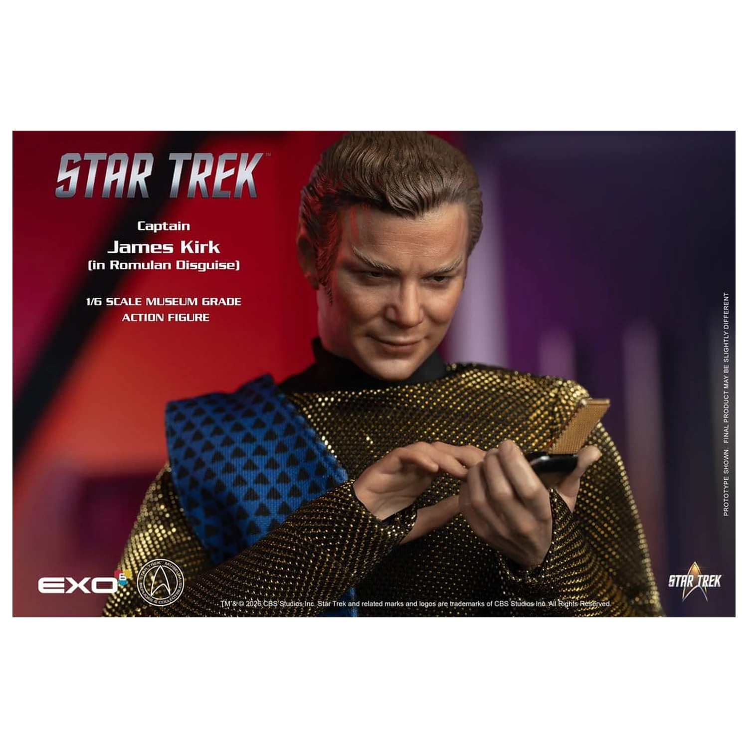 Star Trek: The Original Series Figurina de actiune 1/6 Captain James T. Kirk (Romulan Disguise) 29 cm poza produsului
