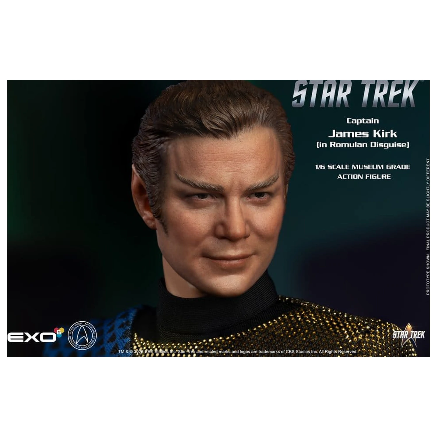 Star Trek: The Original Series Figurina de actiune 1/6 Captain James T. Kirk (Romulan Disguise) 29 cm poza produsului