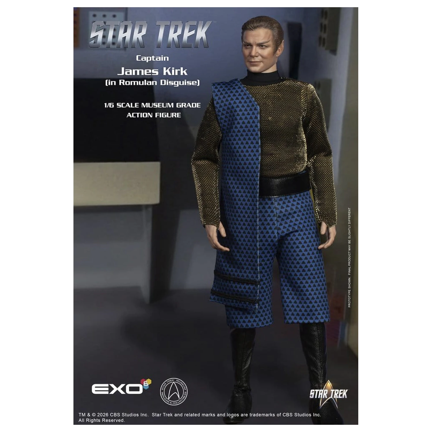 Star Trek: The Original Series Figurina de actiune 1/6 Captain James T. Kirk (Romulan Disguise) 29 cm poza produsului