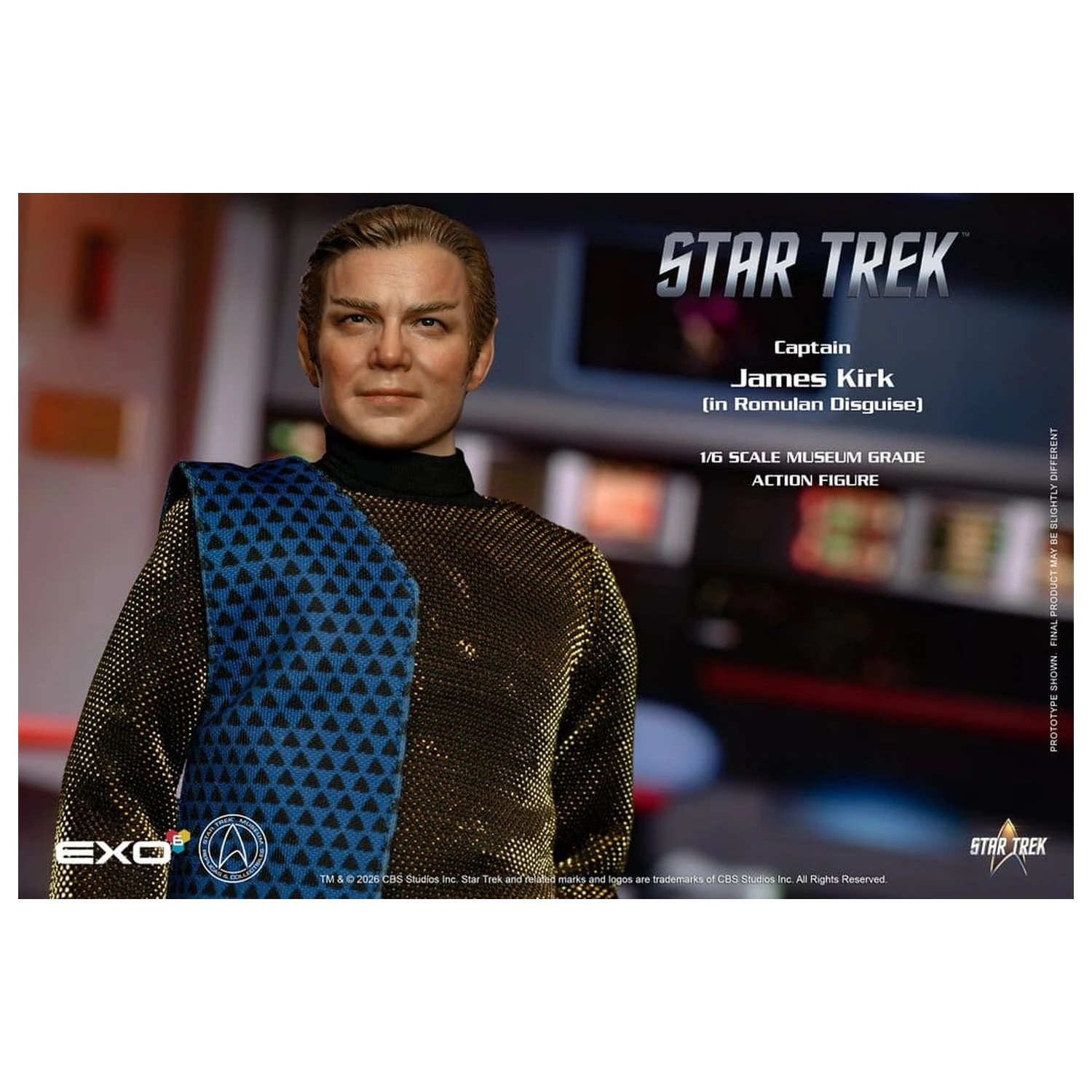 Star Trek: The Original Series Figurina de actiune 1/6 Captain James T. Kirk (Romulan Disguise) 29 cm poza produsului