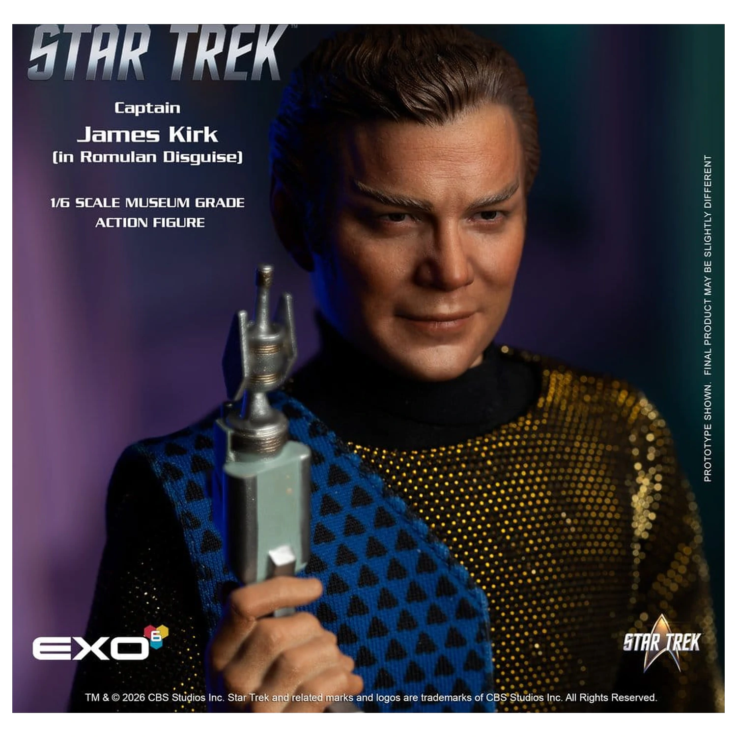 Star Trek: The Original Series Figurina de actiune 1/6 Captain James T. Kirk (Romulan Disguise) 29 cm poza produsului