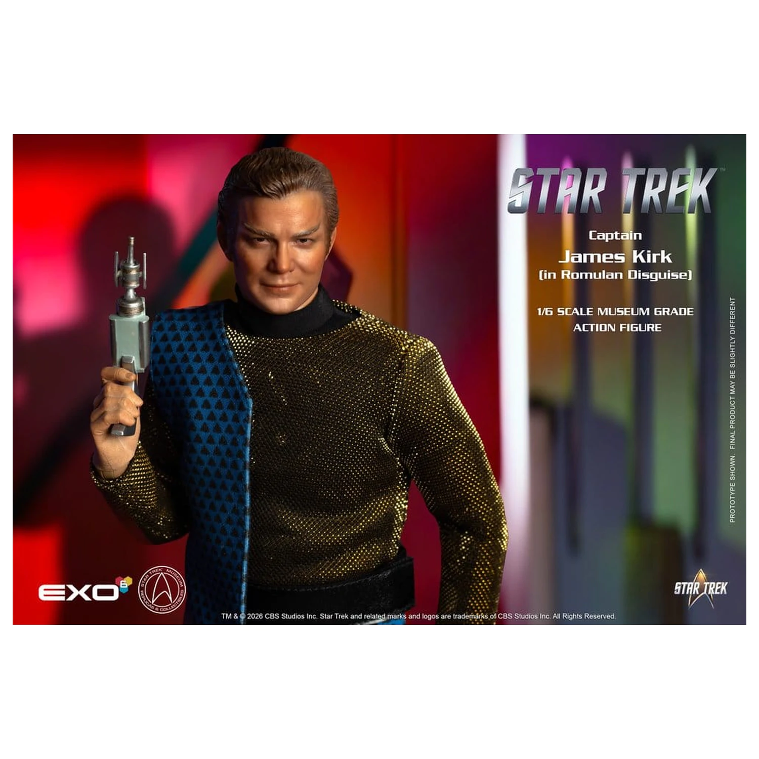 Star Trek: The Original Series Figurina de actiune 1/6 Captain James T. Kirk (Romulan Disguise) 29 cm poza produsului