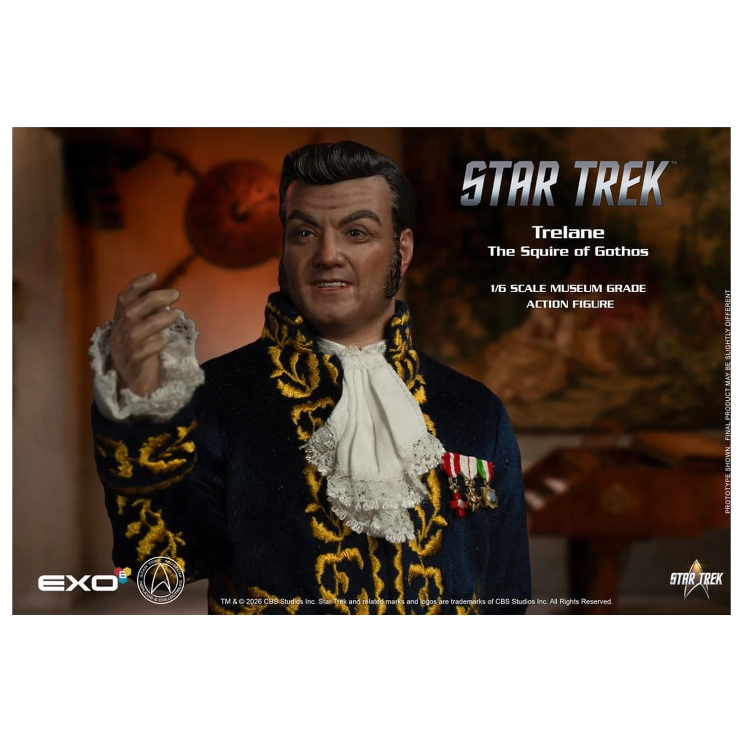 Star Trek: The Original Series Figurina de acțiune 1/6 Trelane, The Squire of Gothos 29 cm poza produsului