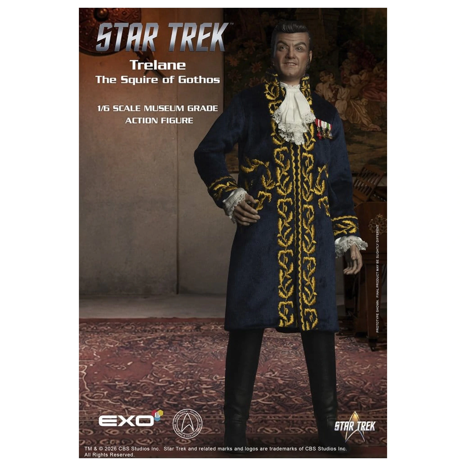 Star Trek: The Original Series Figurina de acțiune 1/6 Trelane, The Squire of Gothos 29 cm poza produsului