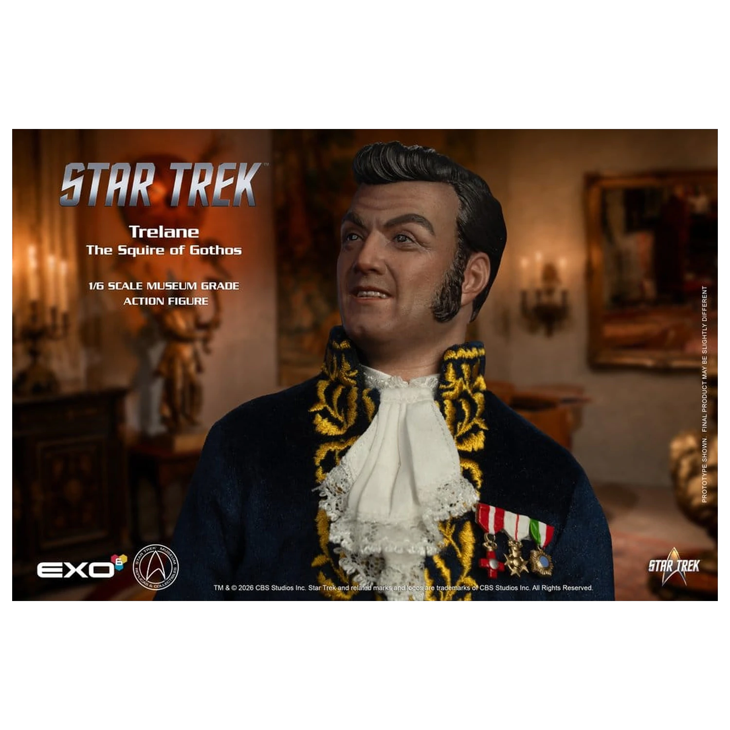 Star Trek: The Original Series Figurina de acțiune 1/6 Trelane, The Squire of Gothos 29 cm poza produsului