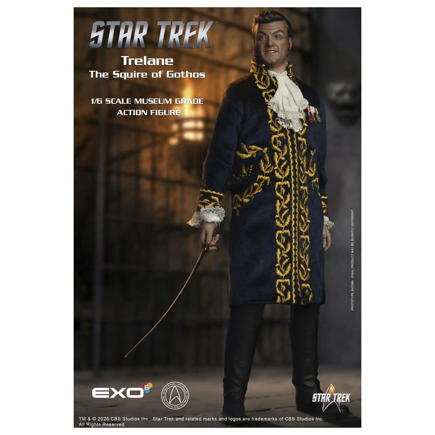 Star Trek: The Original Series Figurina de acțiune 1/6 Trelane, The Squire of Gothos 29 cm poza produsului
