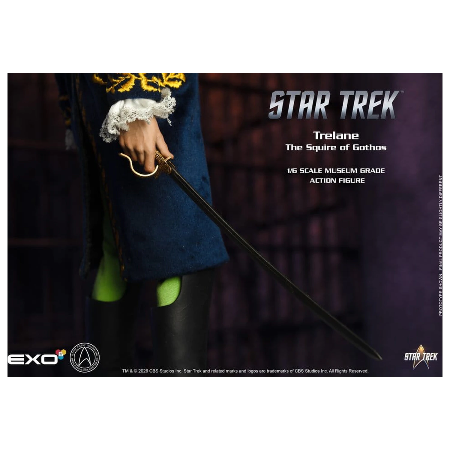 Star Trek: The Original Series Figurina de acțiune 1/6 Trelane, The Squire of Gothos 29 cm poza produsului
