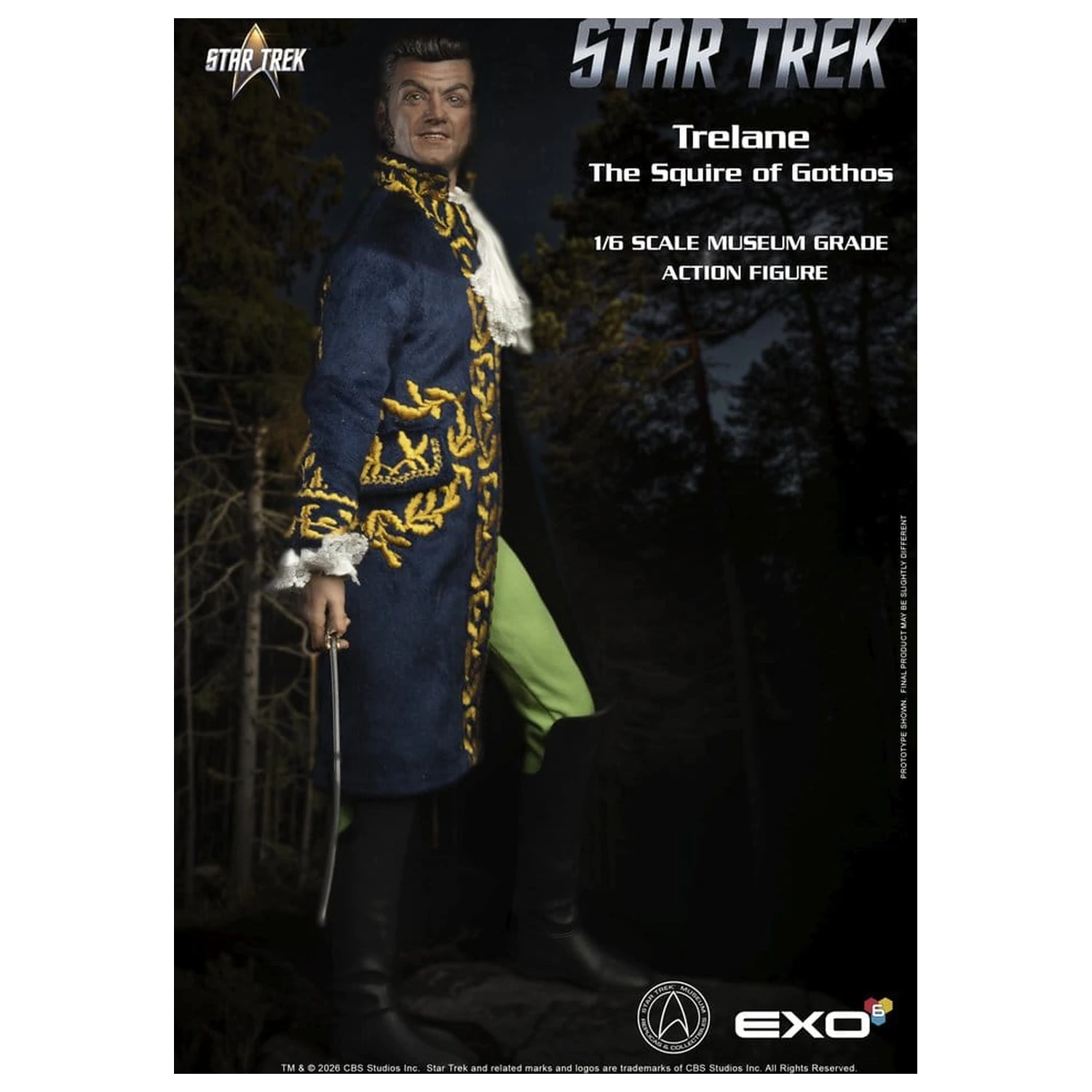 Star Trek: The Original Series Figurina de acțiune 1/6 Trelane, The Squire of Gothos 29 cm poza produsului