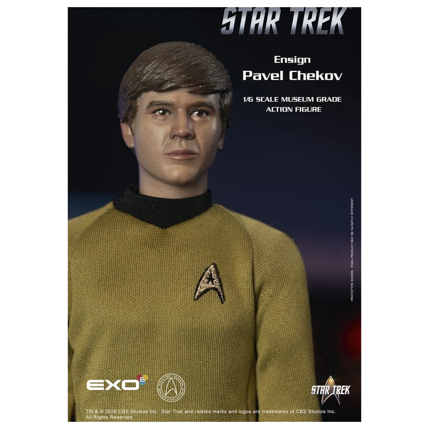 Star Trek: The Original Series Figurina de actiune 1/6 Ensign Pavel Chekov 30 cm poza produsului