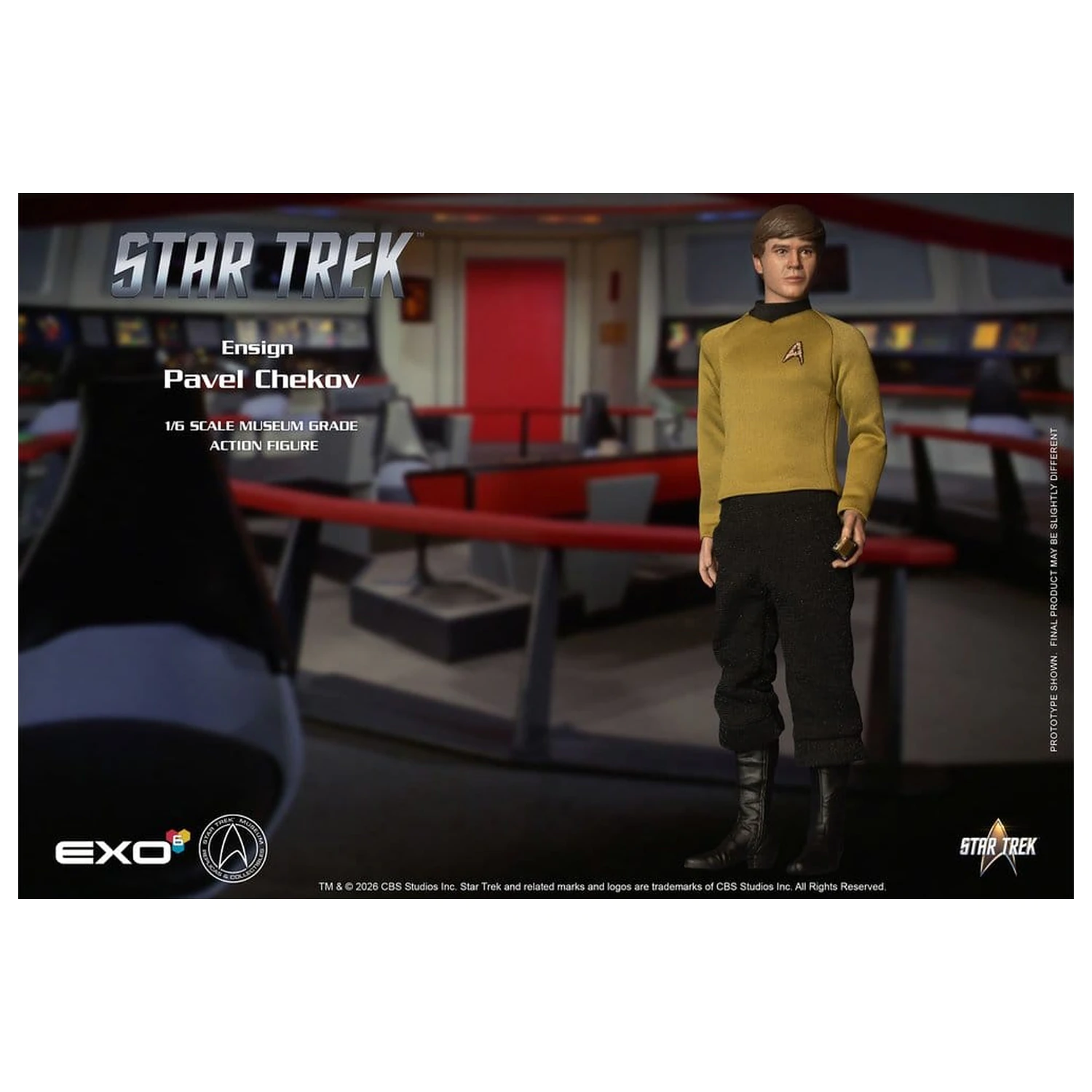 Star Trek: The Original Series Figurina de actiune 1/6 Ensign Pavel Chekov 30 cm poza produsului