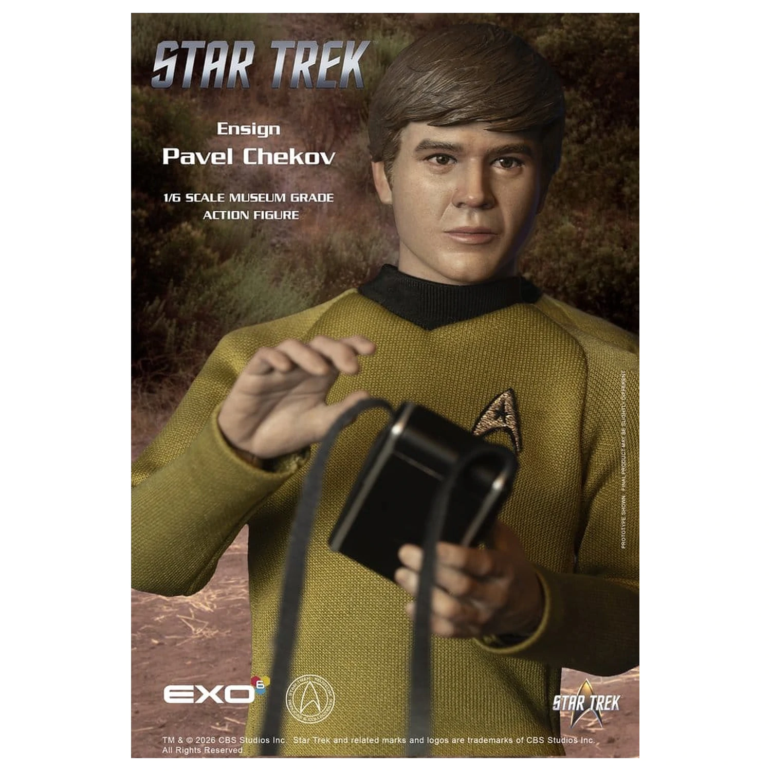 Star Trek: The Original Series Figurina de actiune 1/6 Ensign Pavel Chekov 30 cm poza produsului