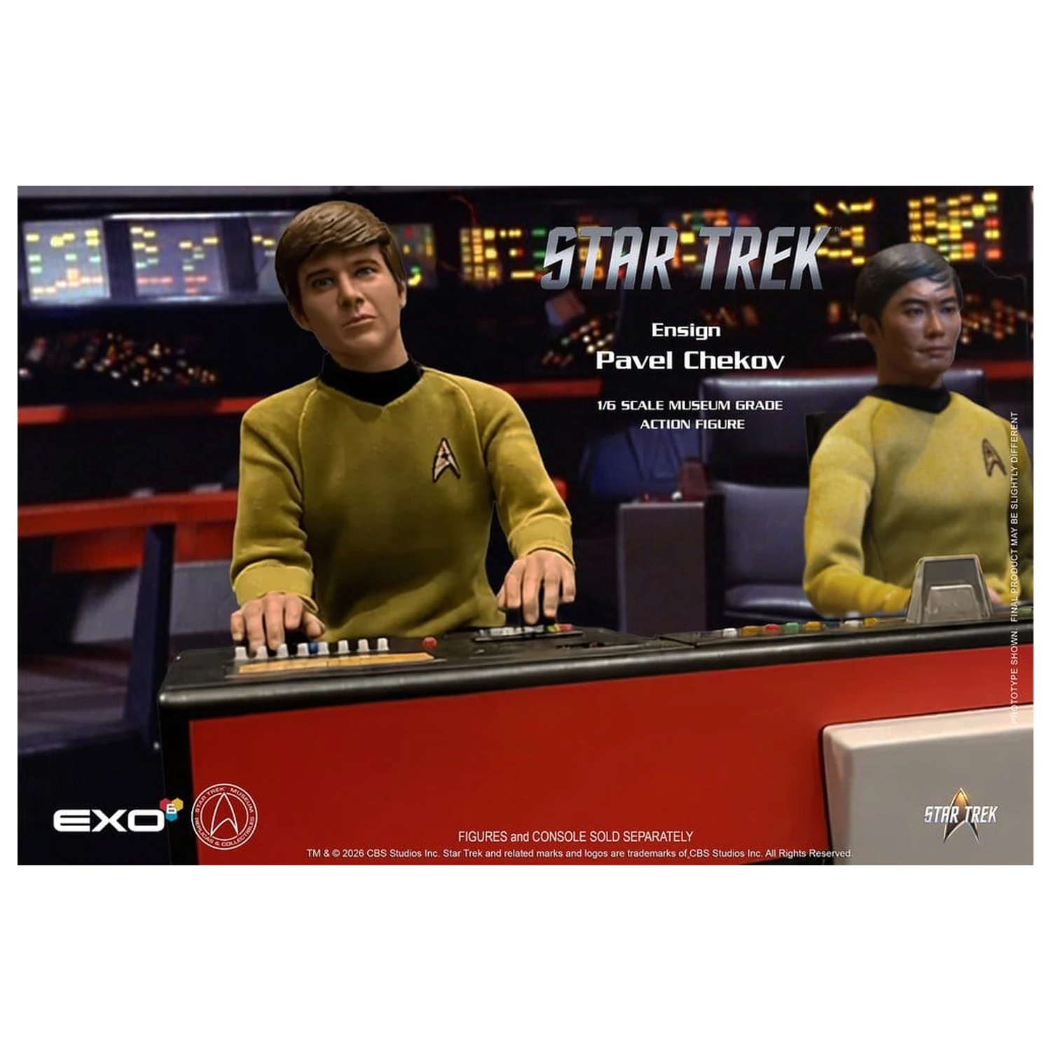 Star Trek: The Original Series Figurina de actiune 1/6 Ensign Pavel Chekov 30 cm poza produsului