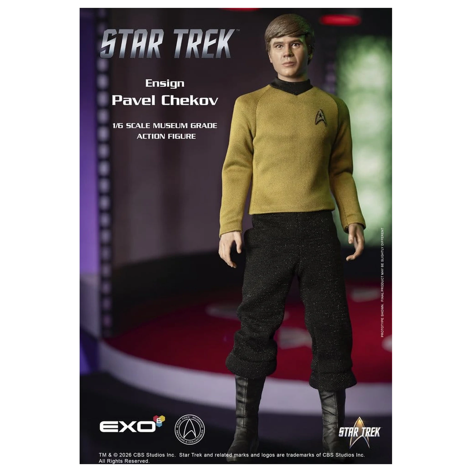 Star Trek: The Original Series Figurina de actiune 1/6 Ensign Pavel Chekov 30 cm poza produsului